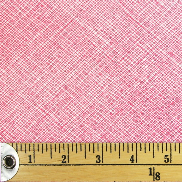 Tissu pré-coupé Fat Quarter de Fabric Creations à motif de texture corail