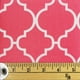 Tissu pré-coupé Fat Quarter de Fabric Creations à motif de trèfle corail – image 1 sur 1
