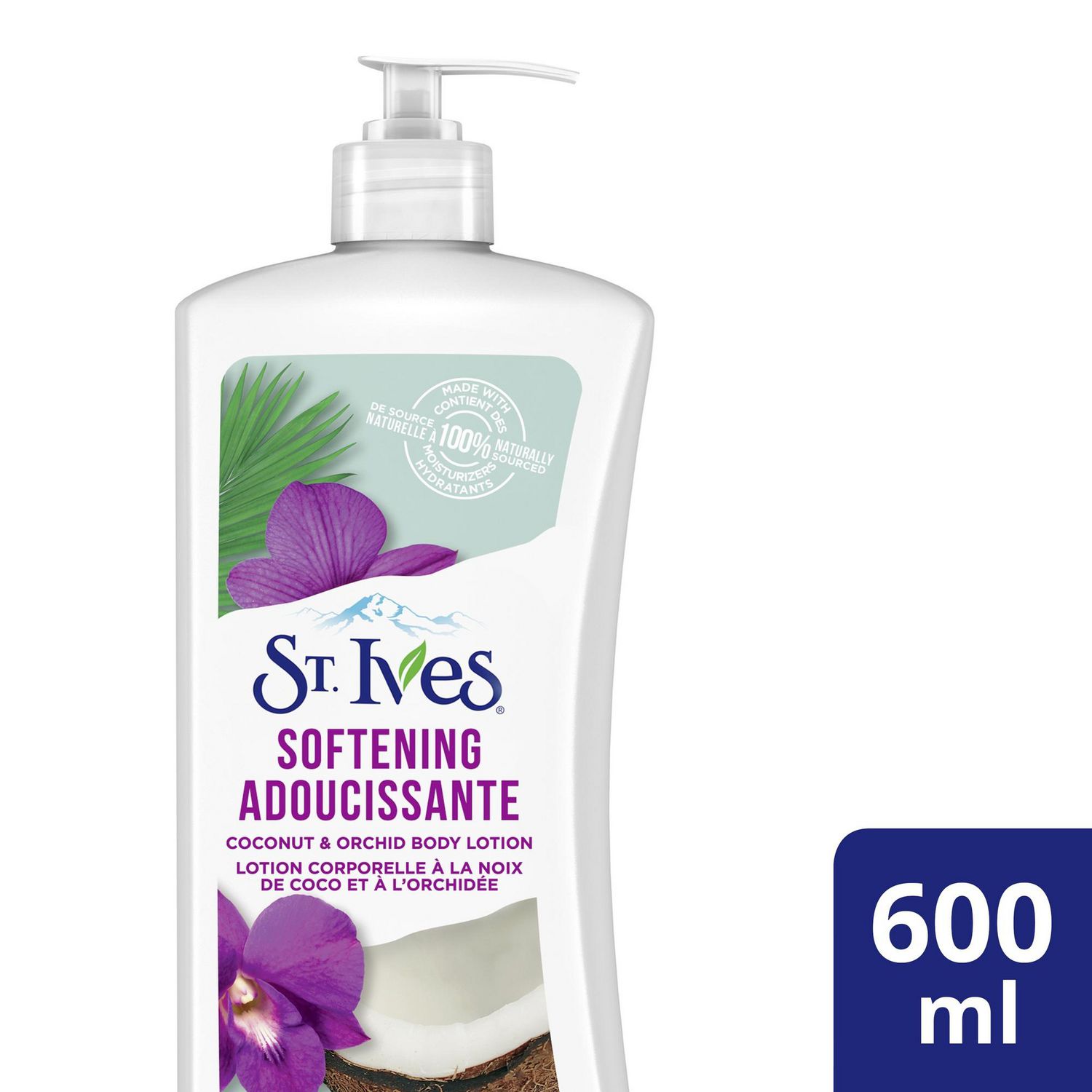 St Ives Coconut Milk & Orchid Softening Body Lotion, 600ml Body