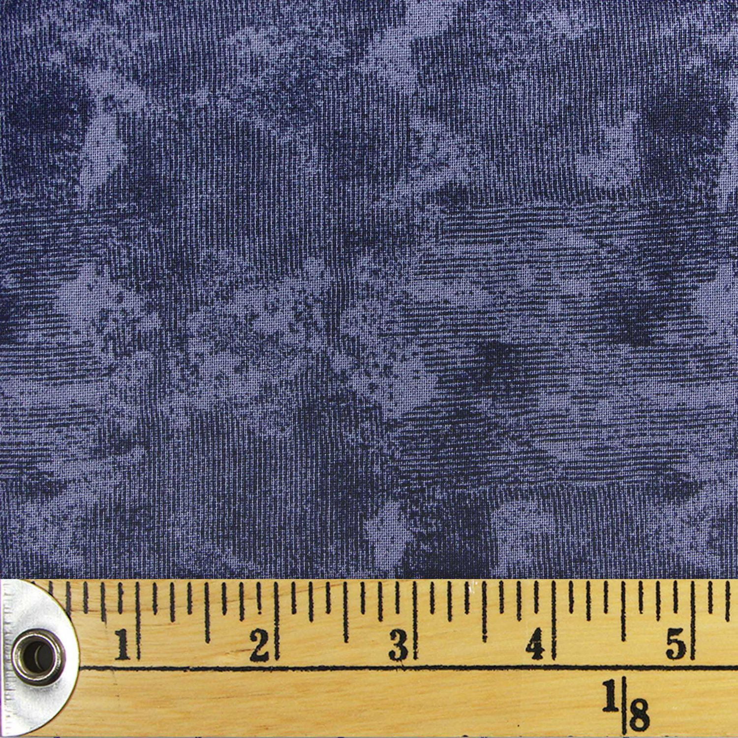 Fabric Creations Black with Purple Tie Dye Fat Quarter PreCut Fabric