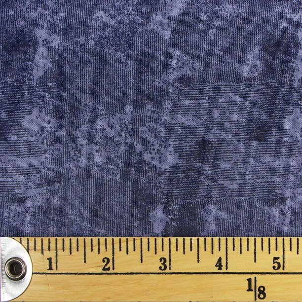 Fabric Creations Black with Purple Tie Dye Fat Quarter PreCut Fabric