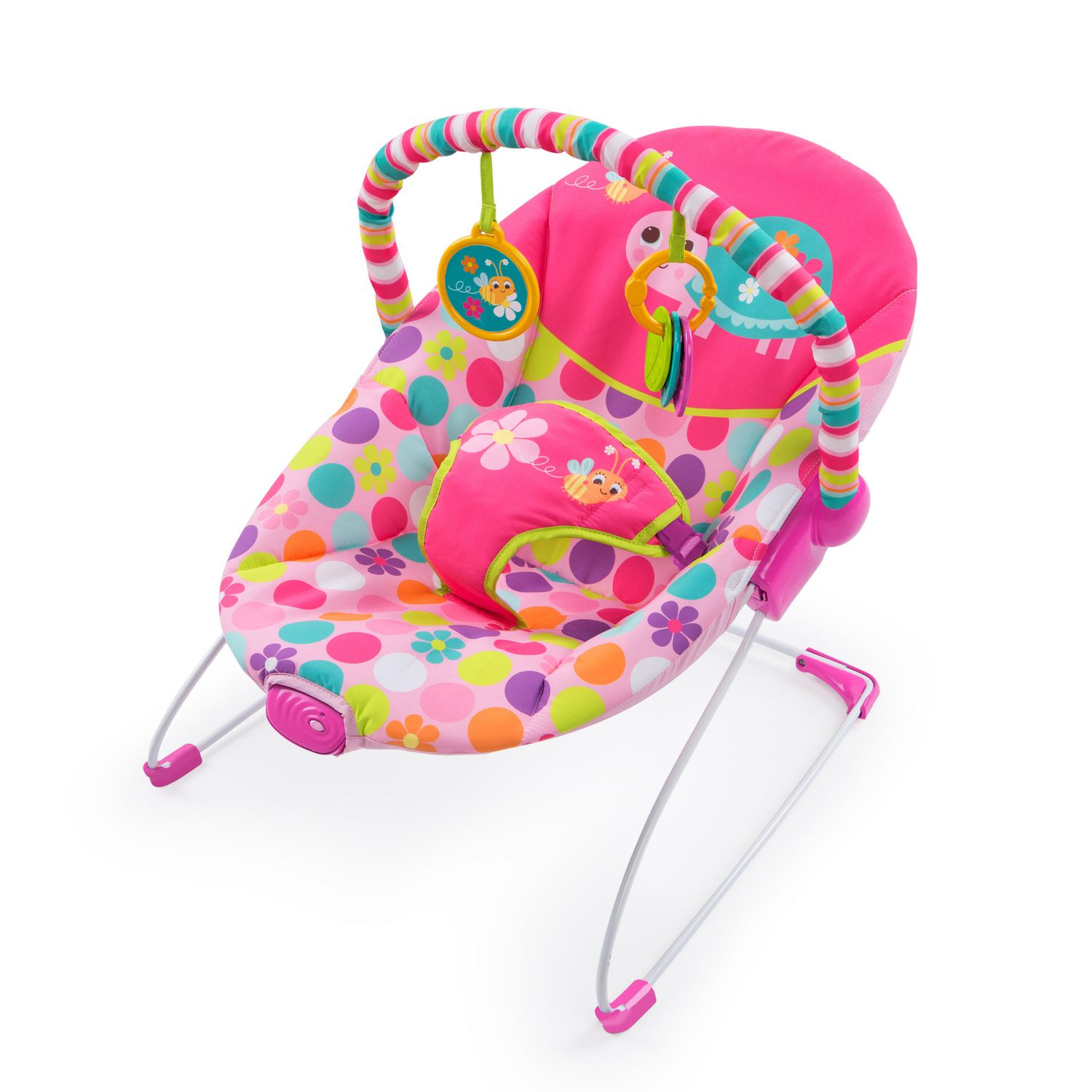 Bright Starts Pretty Pink Safari Bouncer