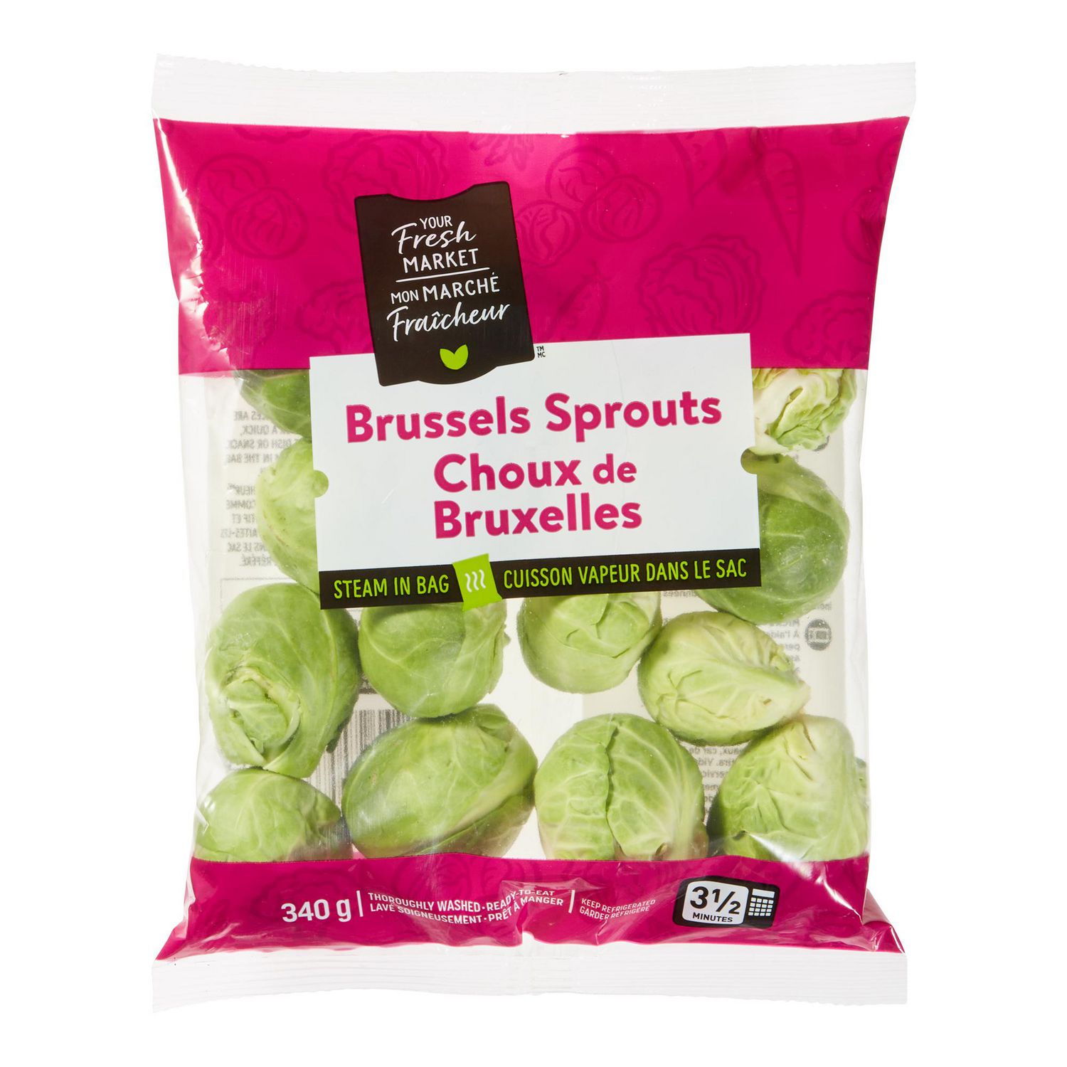 Your Fresh Market Brussels Sprouts, 340 g