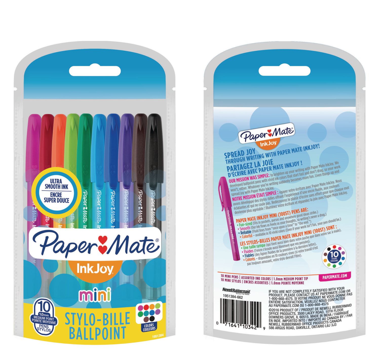 Papermate Paper Mate® InkJoy® Assorted Mini Stick Pens Walmart Canada