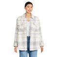thumbnail image 1 of George Women's Brushed Plaid Shacket, 1 of 6