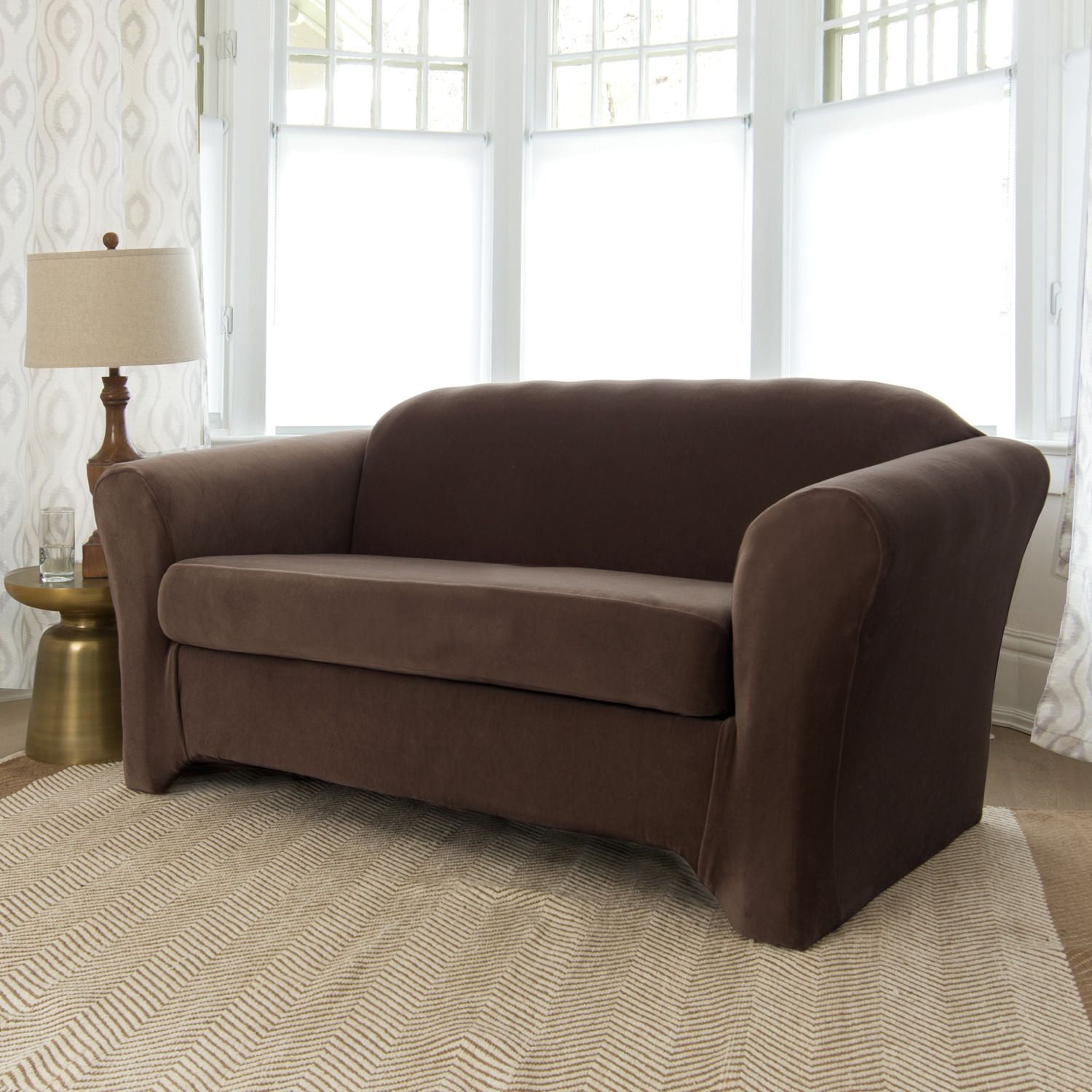 Sure Fit Bella 2Piece Loveseat Slipcover Walmart Canada