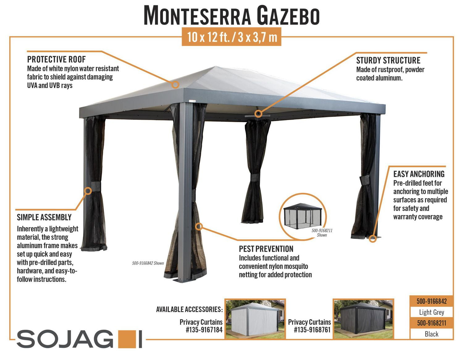 Mimosa gazebo hotsell semi permanent shelter