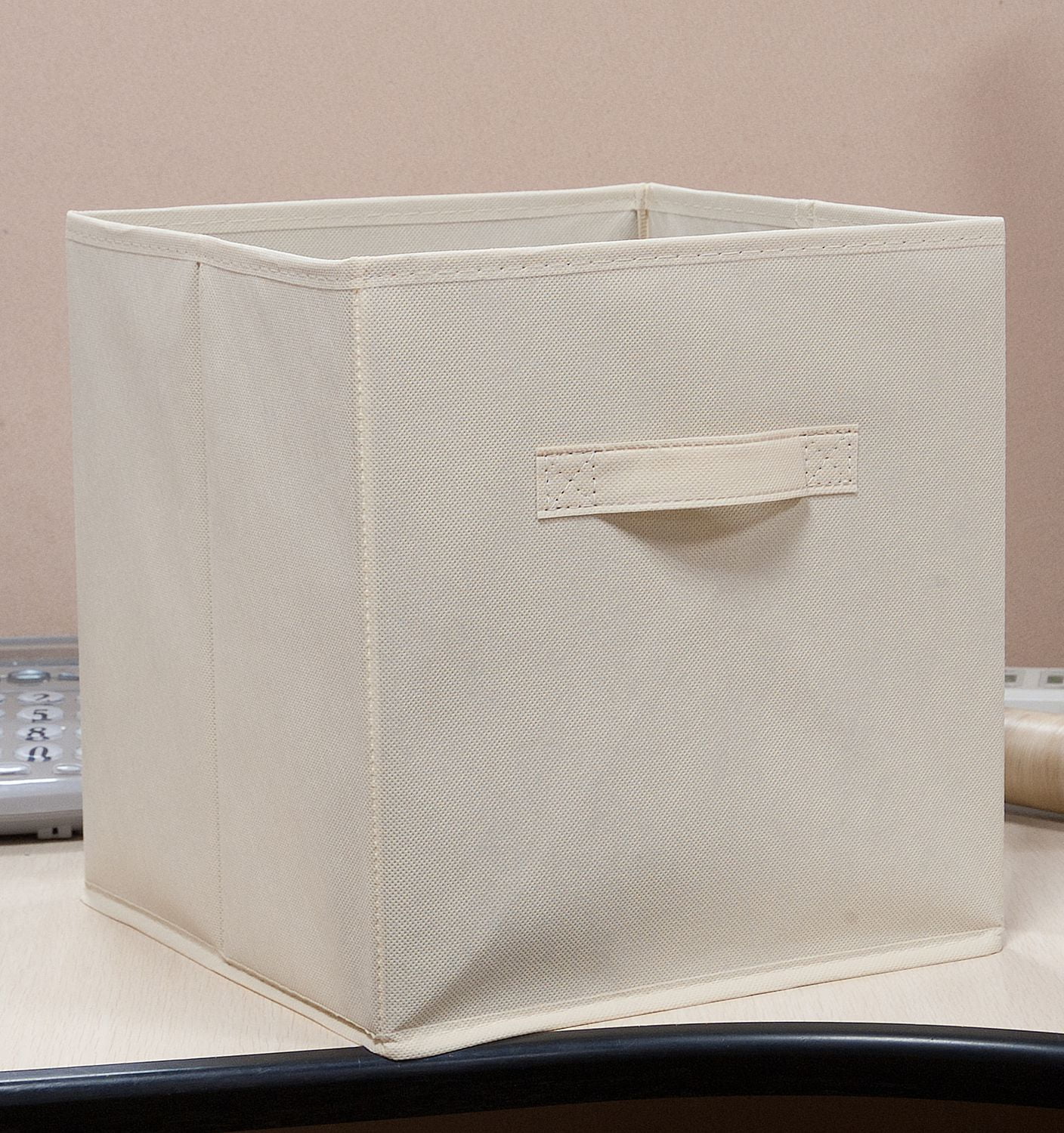 Homestar Beige Fabric Storage Bins Walmart Canada