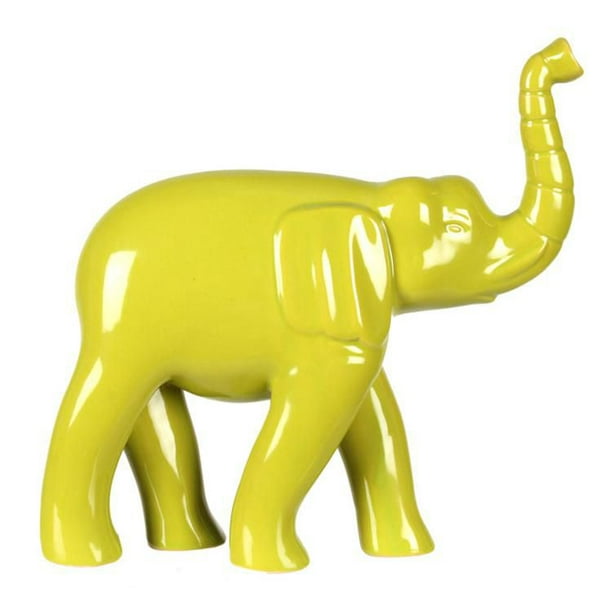 Large éléphant vert HomeTrends