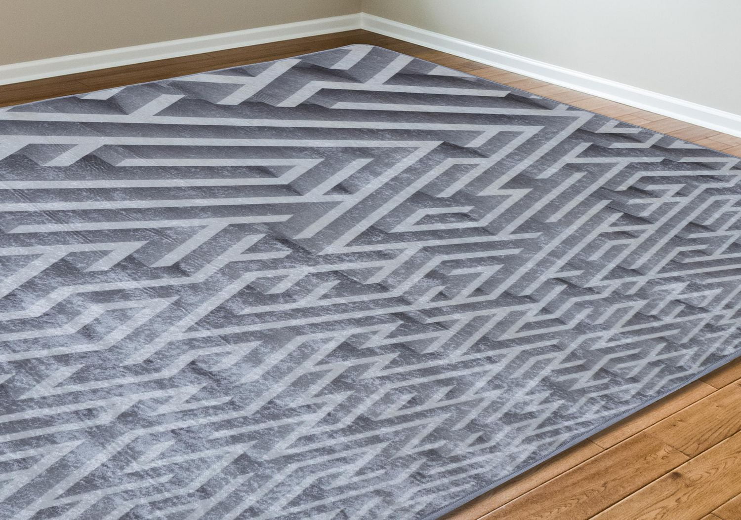 Ore Labyrinth Area Rug, Grey/Charcoal Walmart Canada