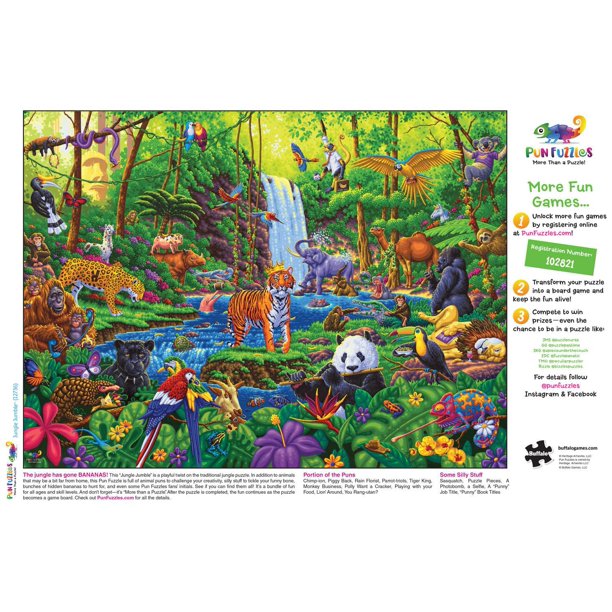 PUZZLE CIRCULAIRE La jungle