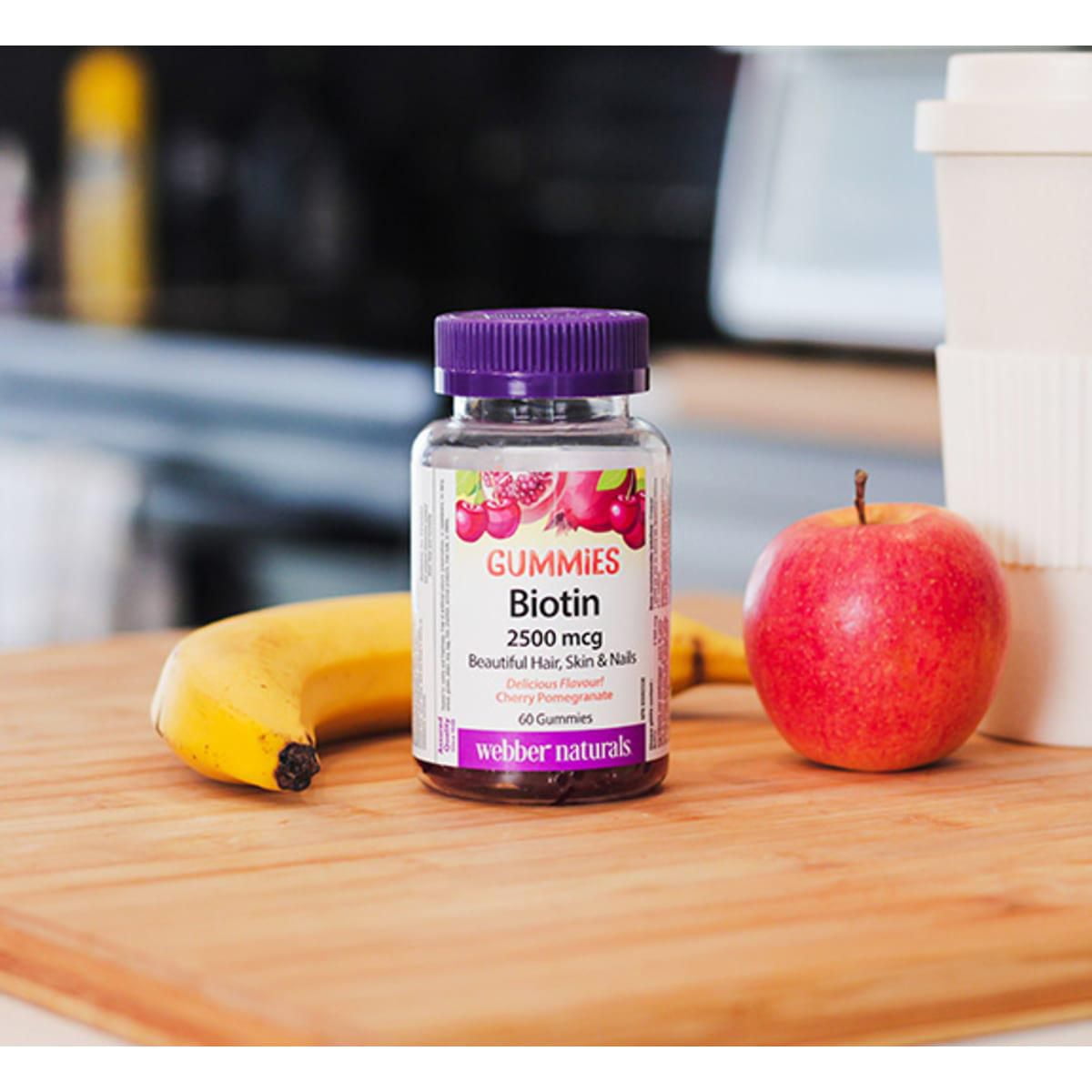 Webber Naturals® Biotin Gummies, 2500 Mcg