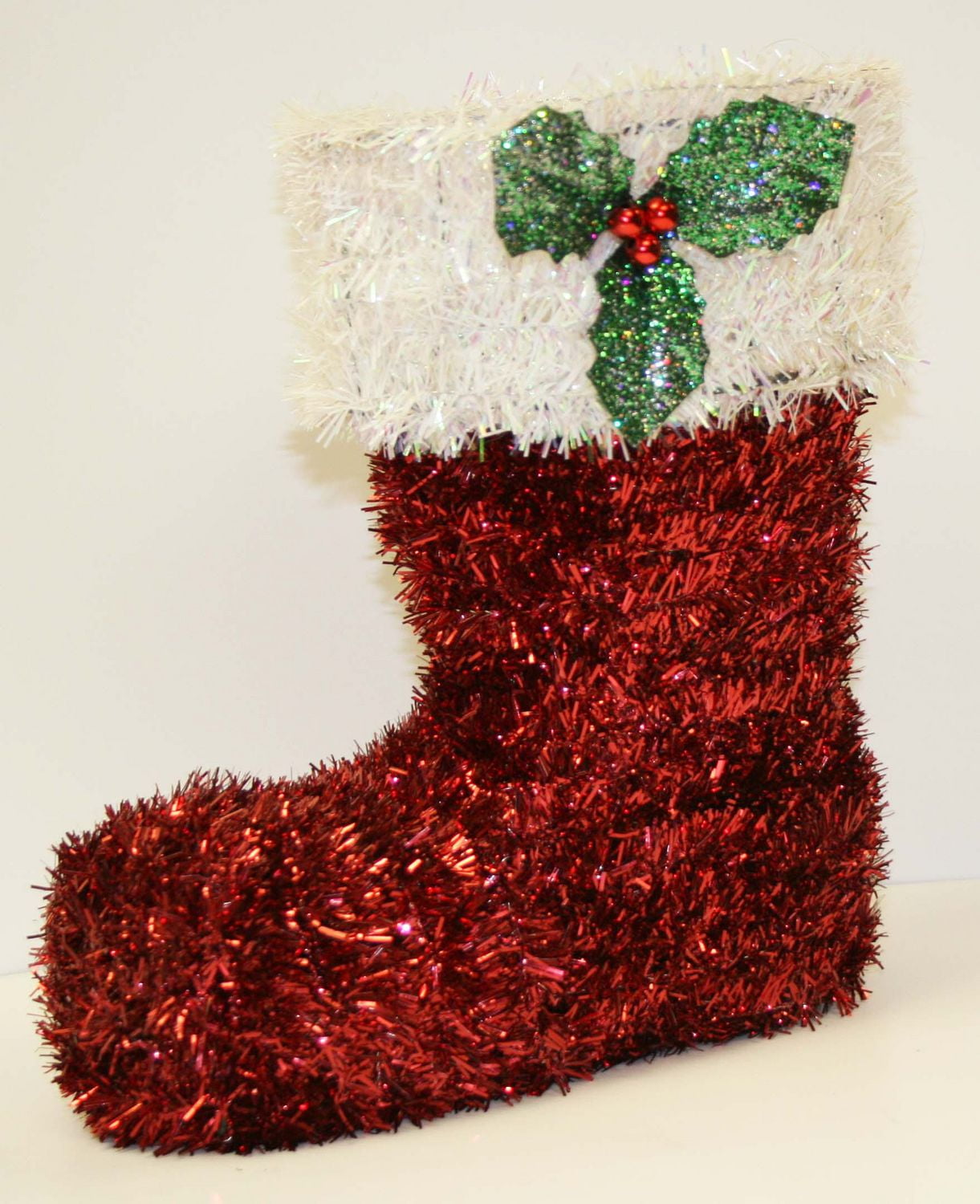 Holiday Time Tinsel Santa's Boot Decoration Walmart Canada