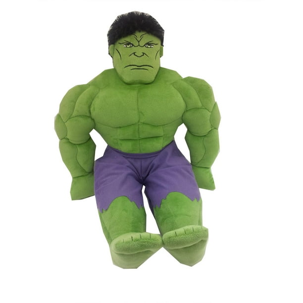 Marvel Avengers Le Hulk Copain d'Oreiller en Peluche, 100% Polyester
