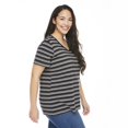 thumbnail image 2 of George Plus Women's Short Sleeve V-Neck Stretch Tee, 2 of 6