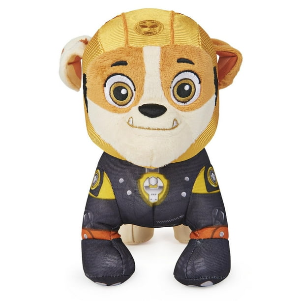 Peluche Pat Patrouille Ruben - PAW PATROL - 19 cm - Jaune - Marron