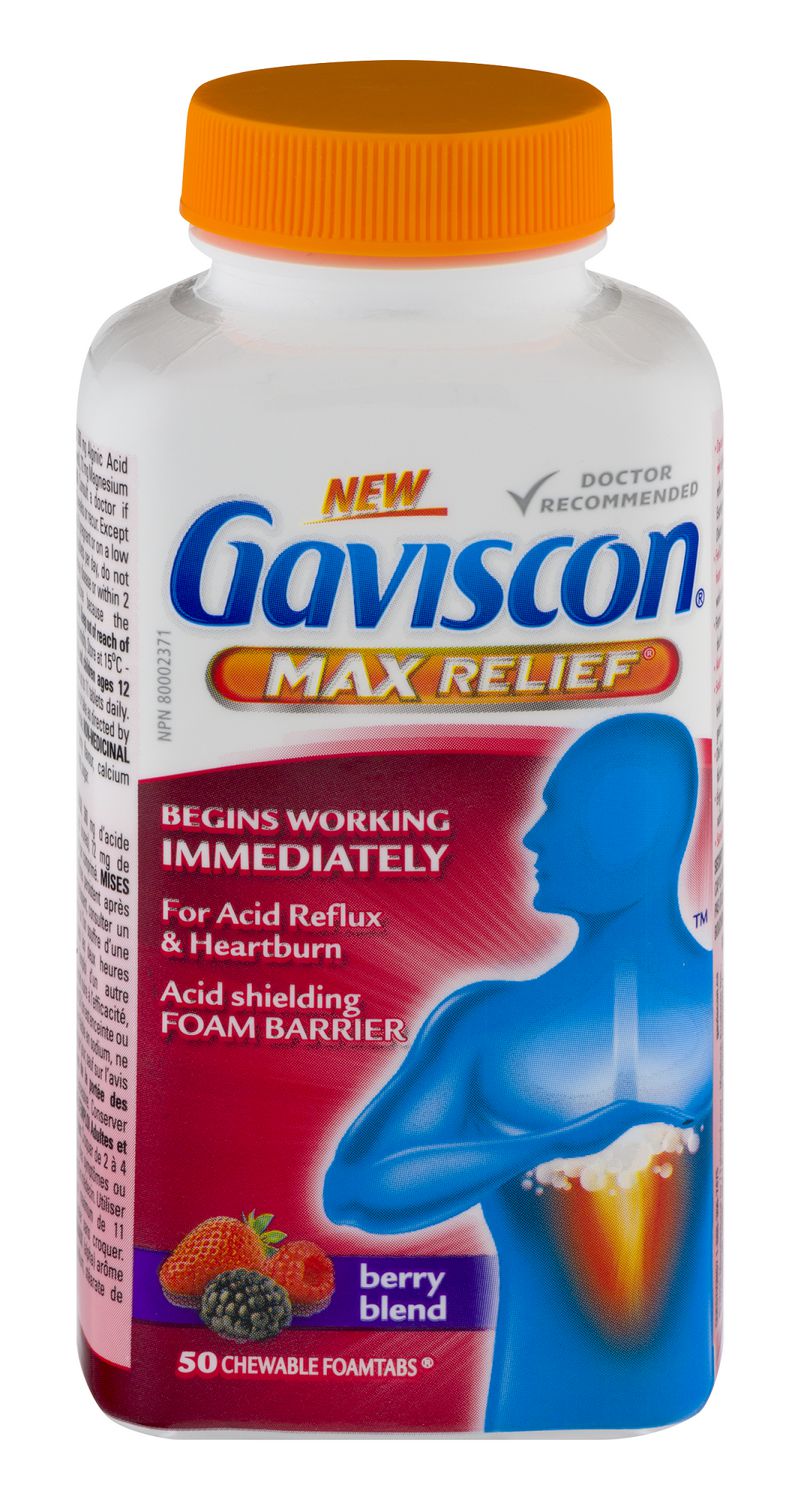 Gaviscon Maxi Soulagement Foamtabs À Croquer Mélange De Baies