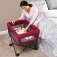 thumbnail image 1 of KidCo®DreamPod® Couffin portable - rouge foncé, 1 of 6