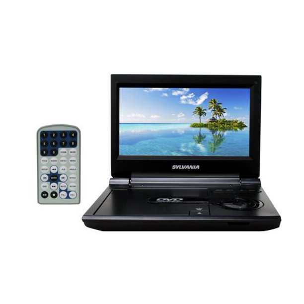 Lecteur DVD Sylvania avec écran de 9 po avec USB / SD Card Reader - noir