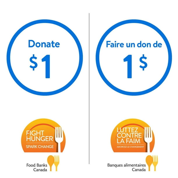 Don de 1 $ aux Banques alimentaires du Canada