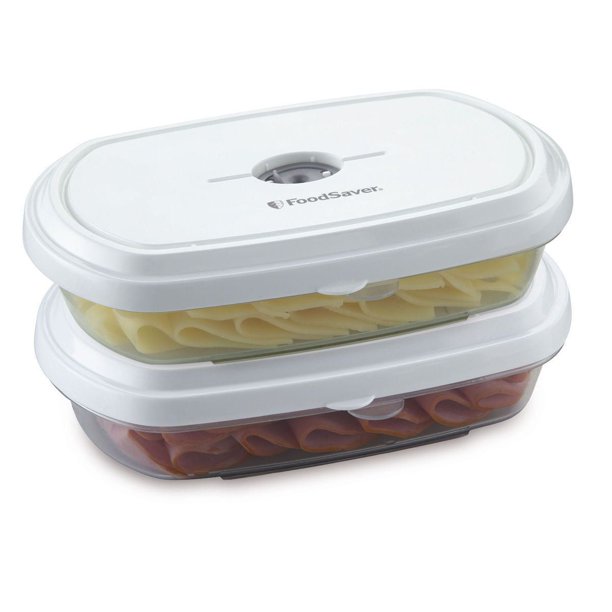 FoodSaver Deli Containers, ½ Qt 2 Pack Walmart.ca