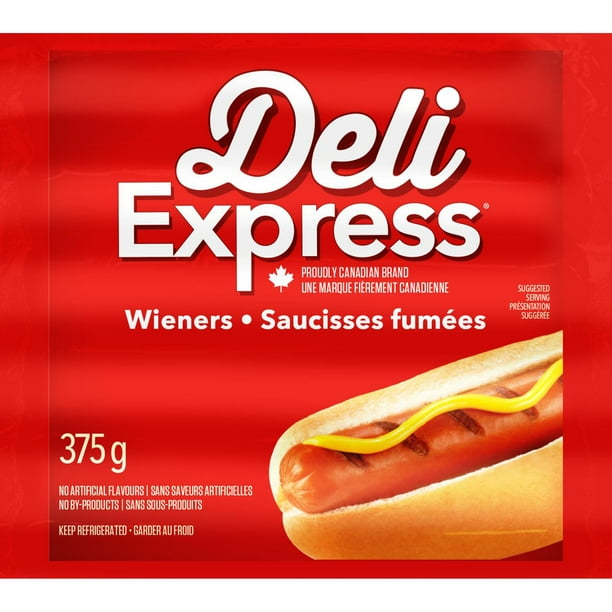 Deli Express Wieners, 375 g Walmart.ca