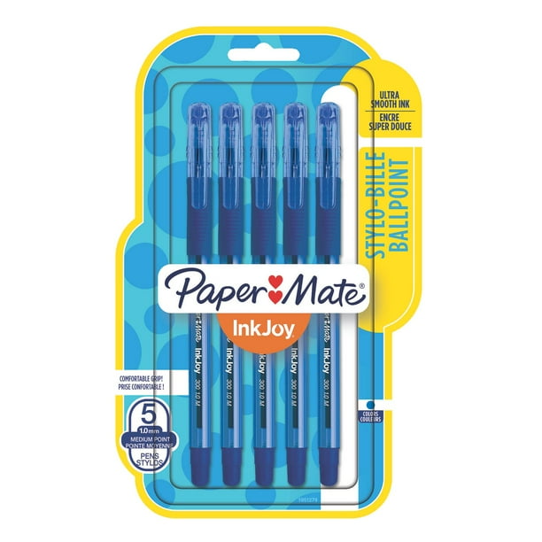 Paper Mate InkJoy, 300ST Medium Point Blue Ballpoint Pens Walmart.ca