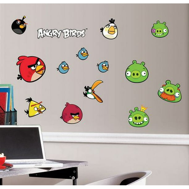 RoomMates Angry Birds Peel & Stick Wall Decals Walmart.ca