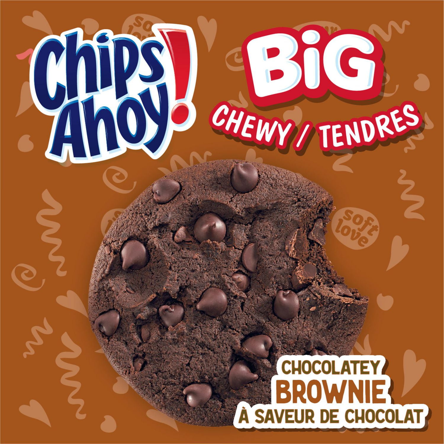 CHIPS AHOY! Big Chewy Chocolatey Brownie Cookies