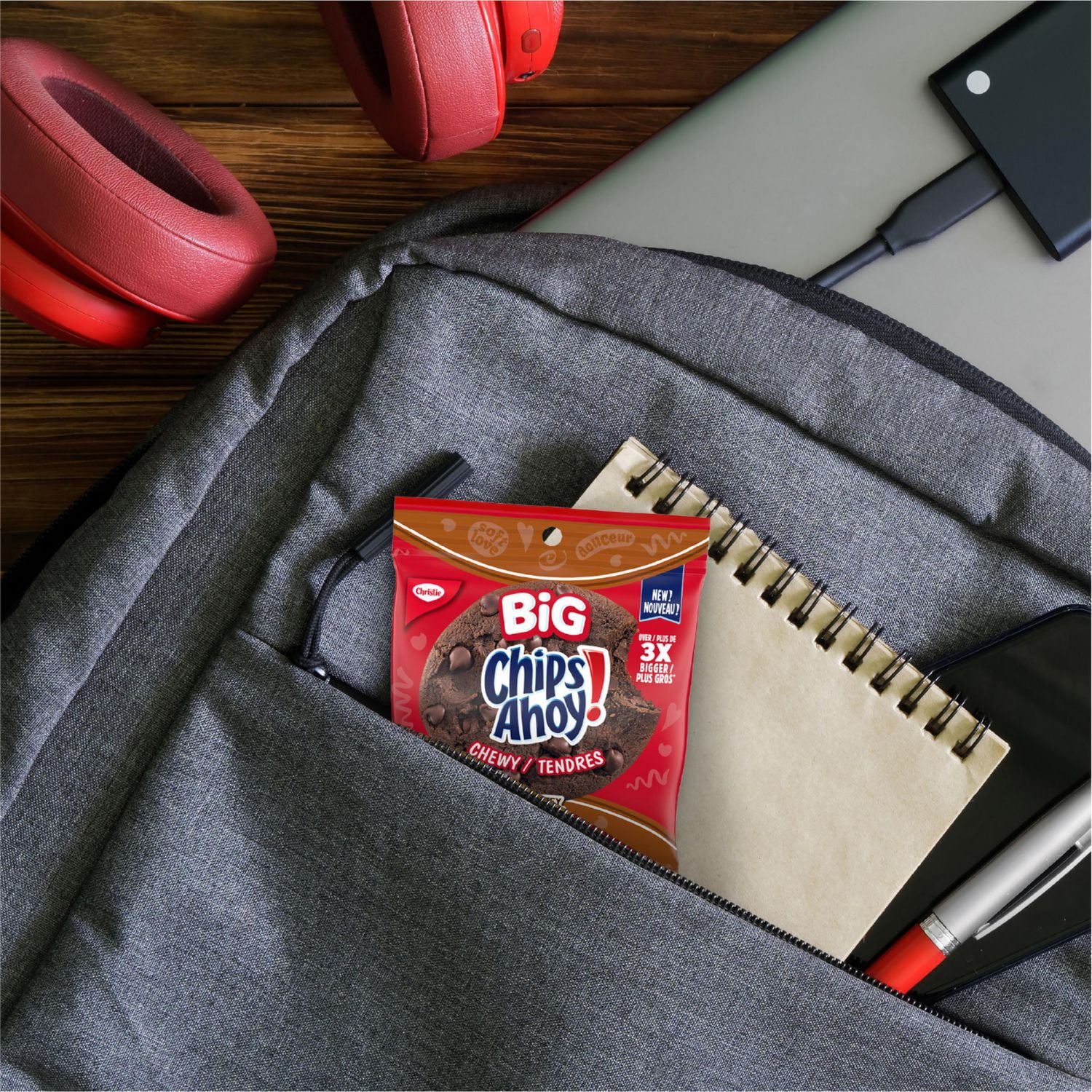 CHIPS AHOY! Big Chewy Chocolatey Brownie Cookies