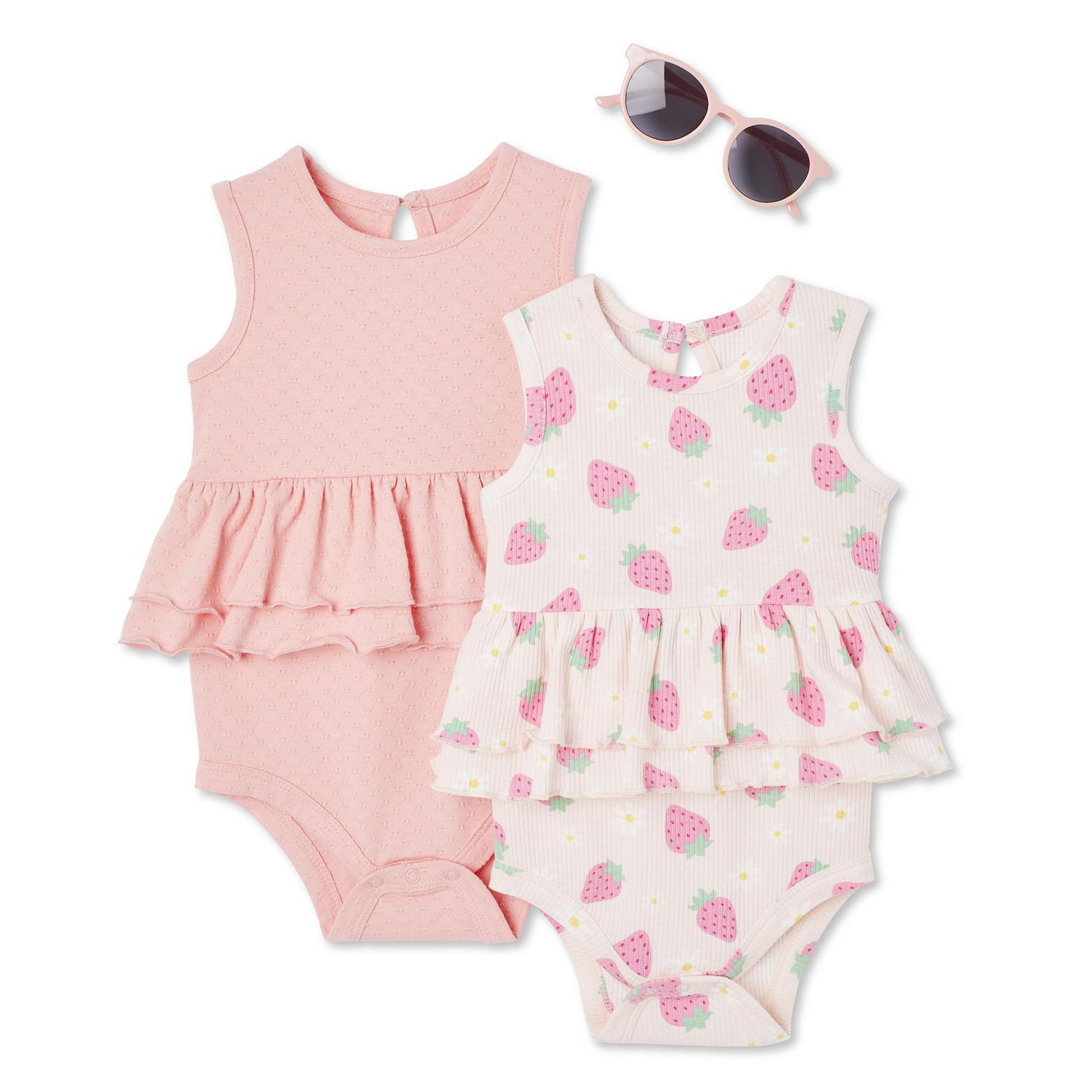 George Baby Girls' Sunsuit 2-Pack