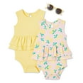 thumbnail image 1 of Lot de 2 combinaisons de soleil George pour bébés filles, 1 of 2