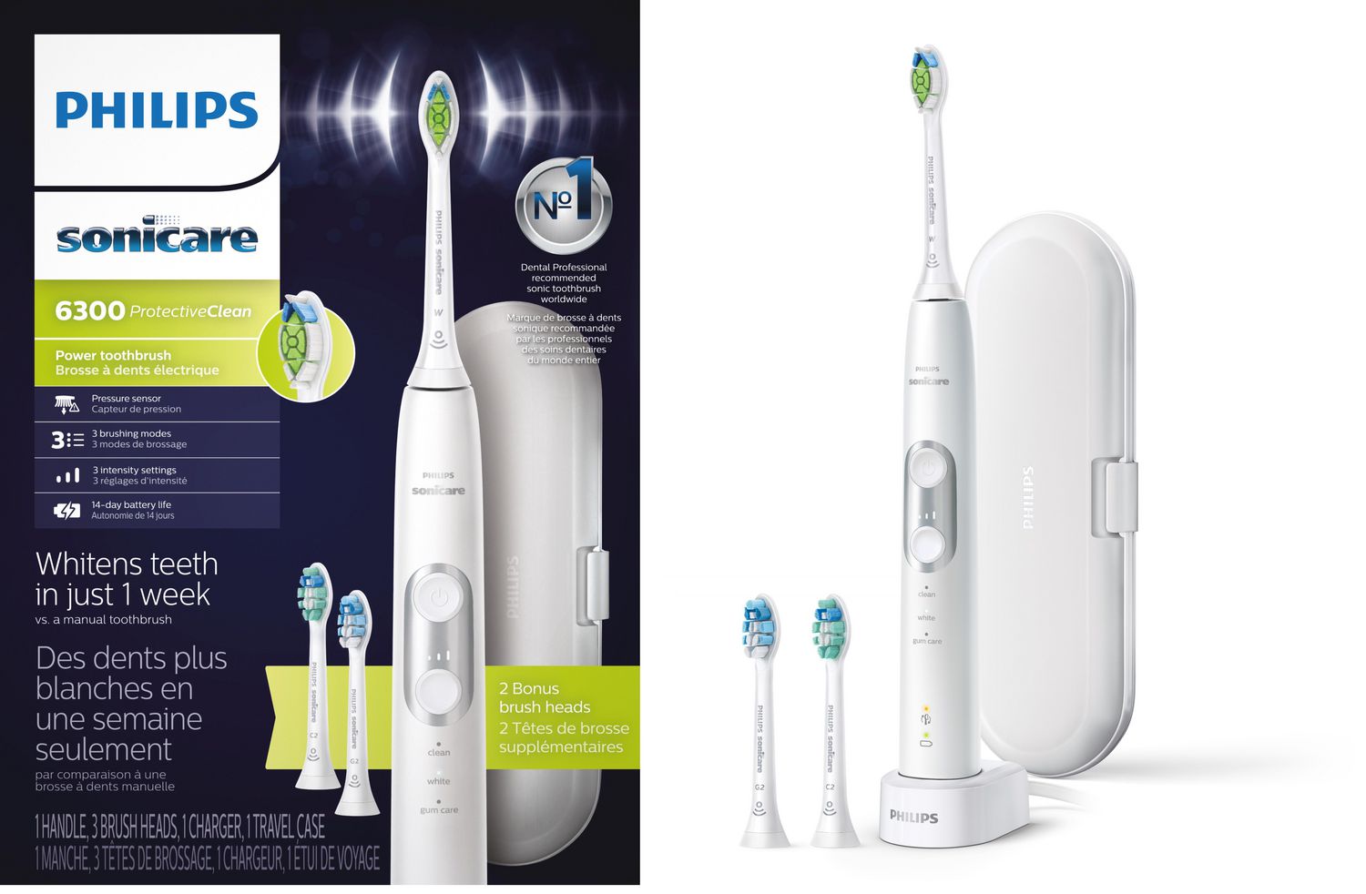 Philips Sonicare ProtectiveClean 6300 Whitening & Plaque