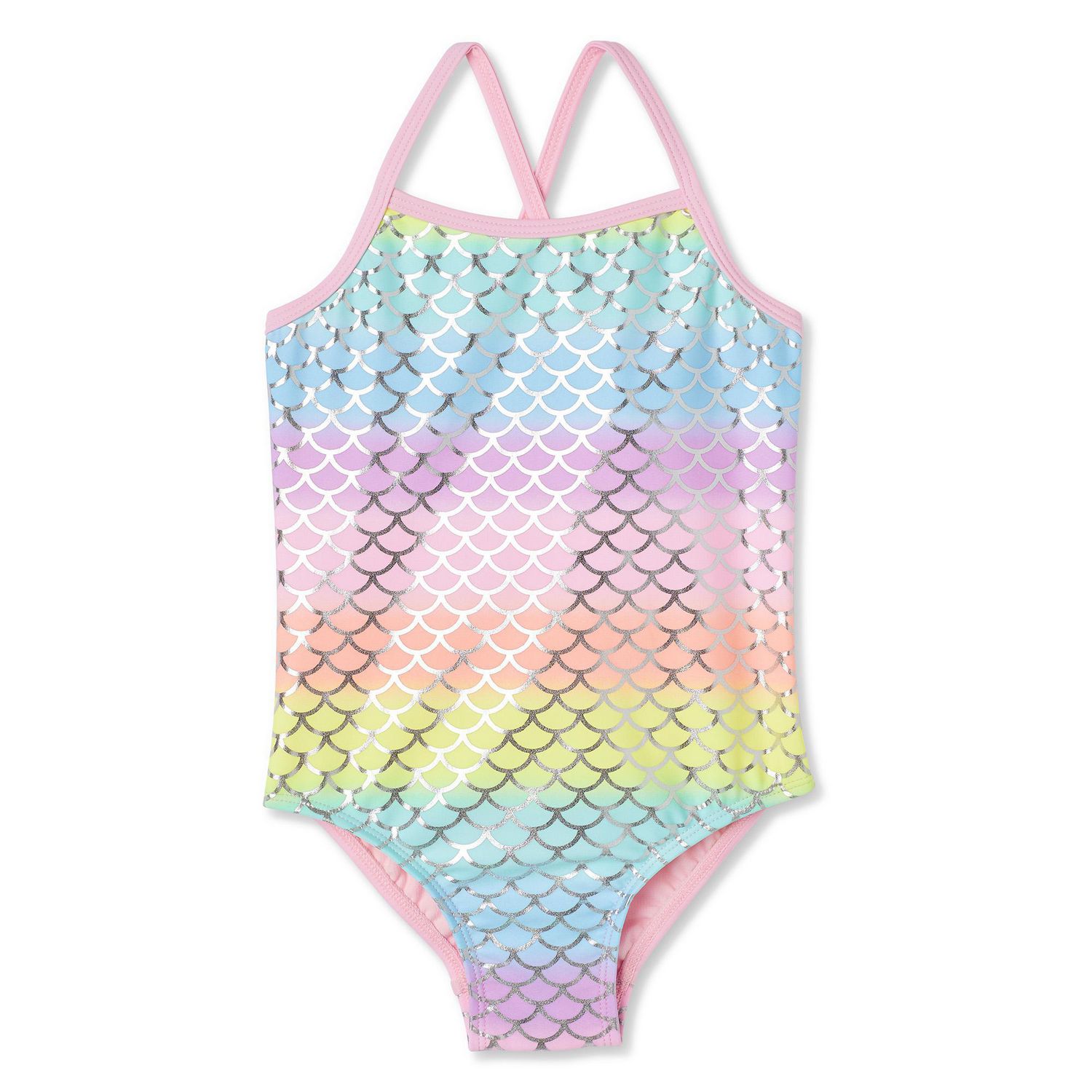 George Toddler Girls' Mermaid Skirt 2-Piece Swim Set | Walmart Canada