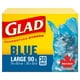 Grands sacs bleus à nœud facile de Glad pour la récupération 30 sacs – image 1 sur 6