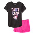 thumbnail image 1 of Athletic Works Girls' Short 2-Piece Set, 1 of 1