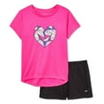thumbnail image 1 of Athletic Works Girls' Short 2-Piece Set, 1 of 1