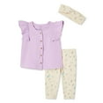 thumbnail image 1 of Ensemble 3 pièces avec tunique George pour bébés filles, 1 of 2