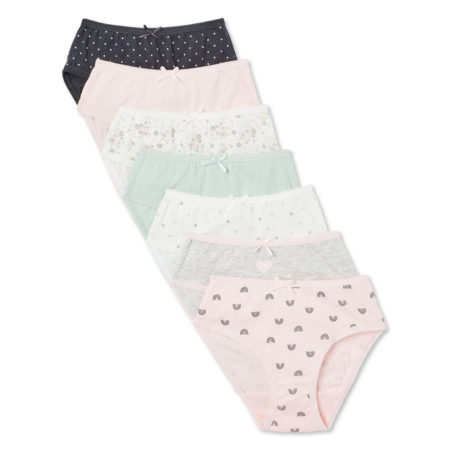 George Toddler Girls' Briefs 7-Pack, Sizes 2T/3T-4T