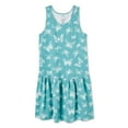 thumbnail image 1 of Robe sans manches à ceinture montée basse George pour filles, 1 of 2