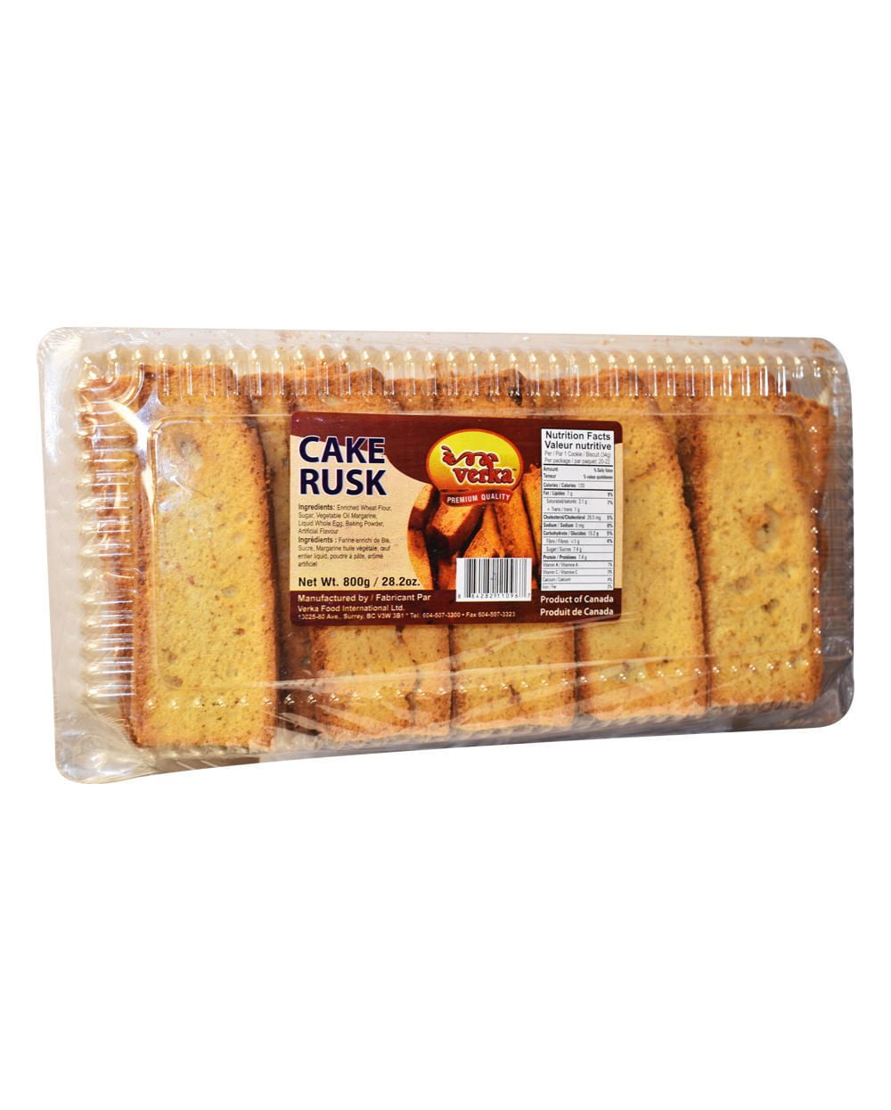 Verka Cake Rusk Walmart Canada