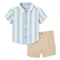 thumbnail image 1 of Ensemble 2 pièces avec short George pour bébés garçons, 1 of 1