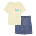 thumbnail image 1 of George Boys' Rash Guard 2-Piece Set, 1 of 2