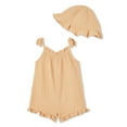 thumbnail image 1 of George Baby Girls' Romper 2-Piece Set, 1 of 2