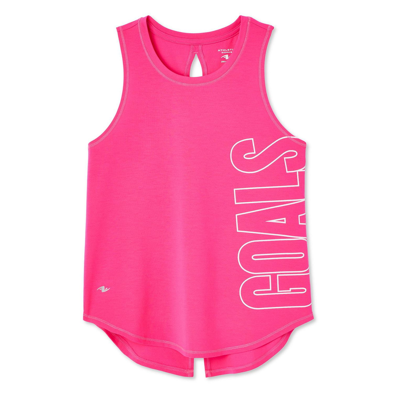Athletic Works Girls' Split Back Tank