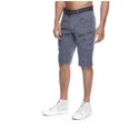 thumbnail image 4 of Dark Black Men's Belted Cargo Shorts, 4 of 6