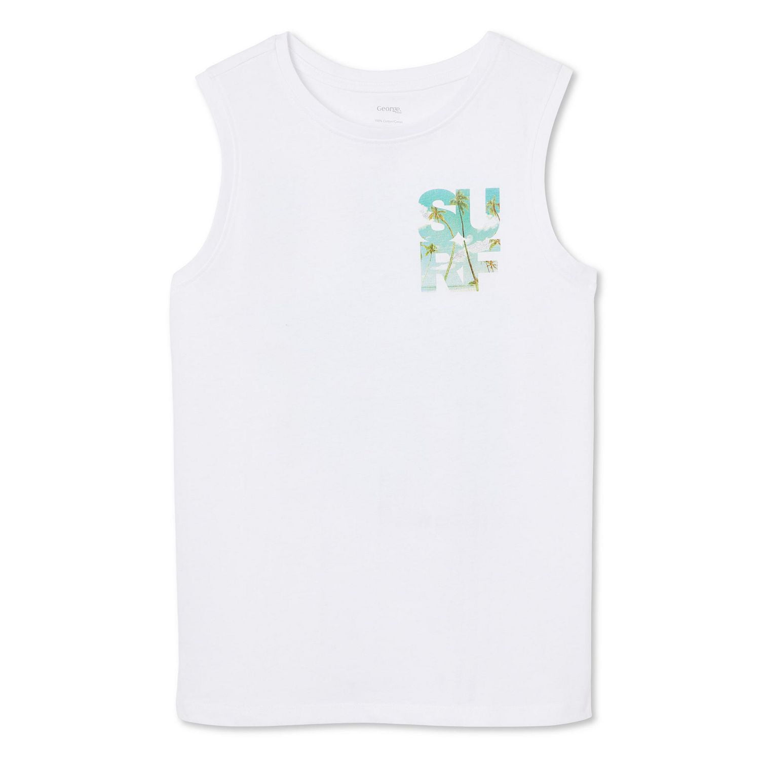 George Boys' Graphic Muscle Tank