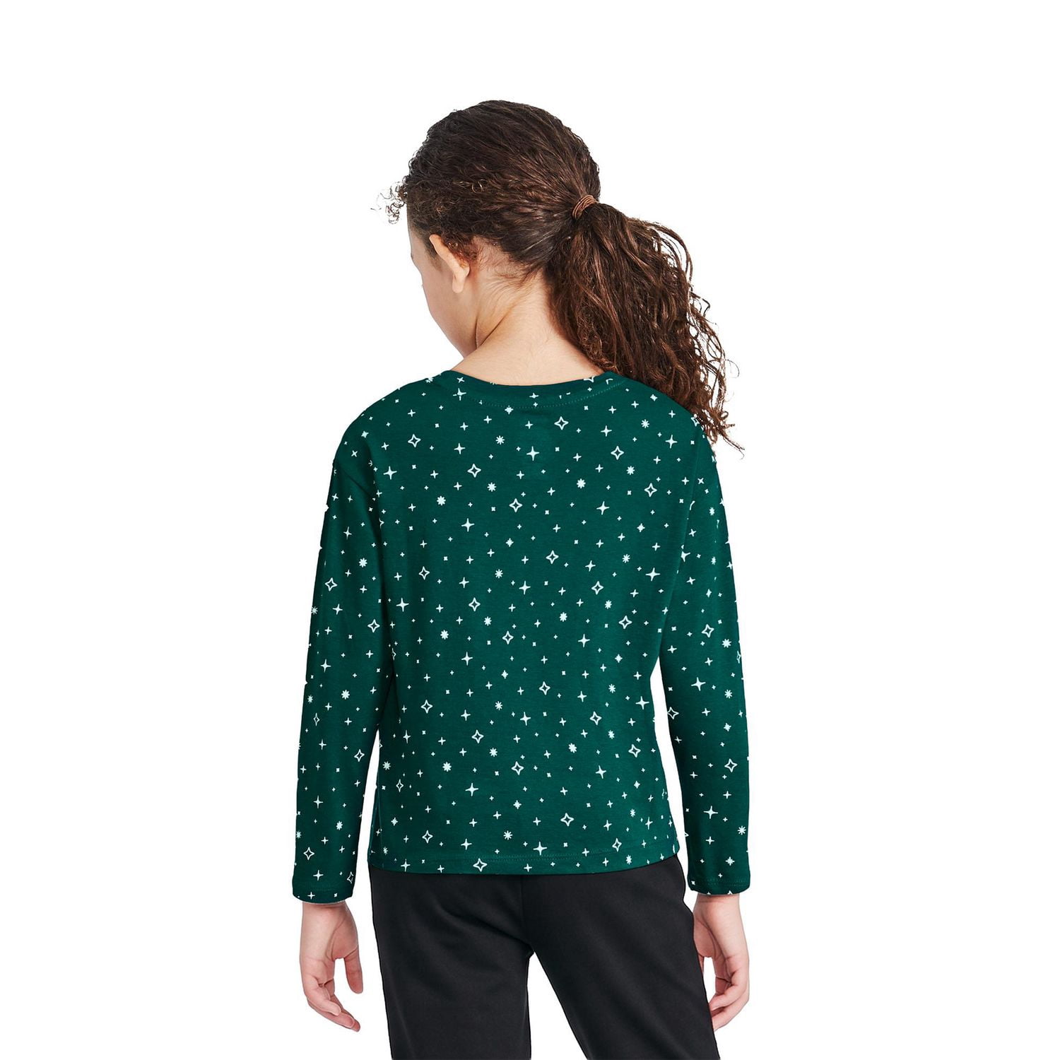 George Girls' Long-Sleeve Printed T-Shirt