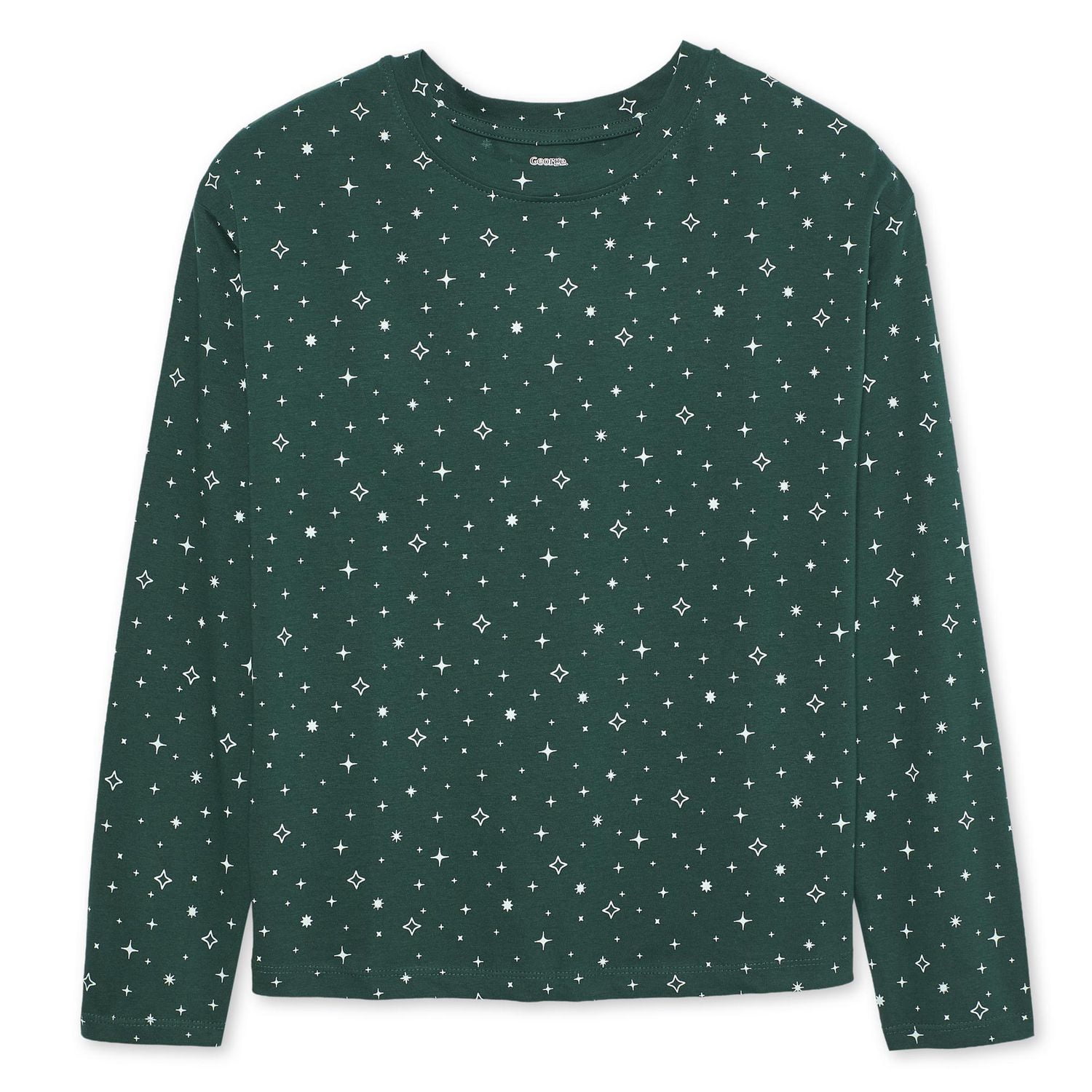 George Girls' Long-Sleeve Printed T-Shirt