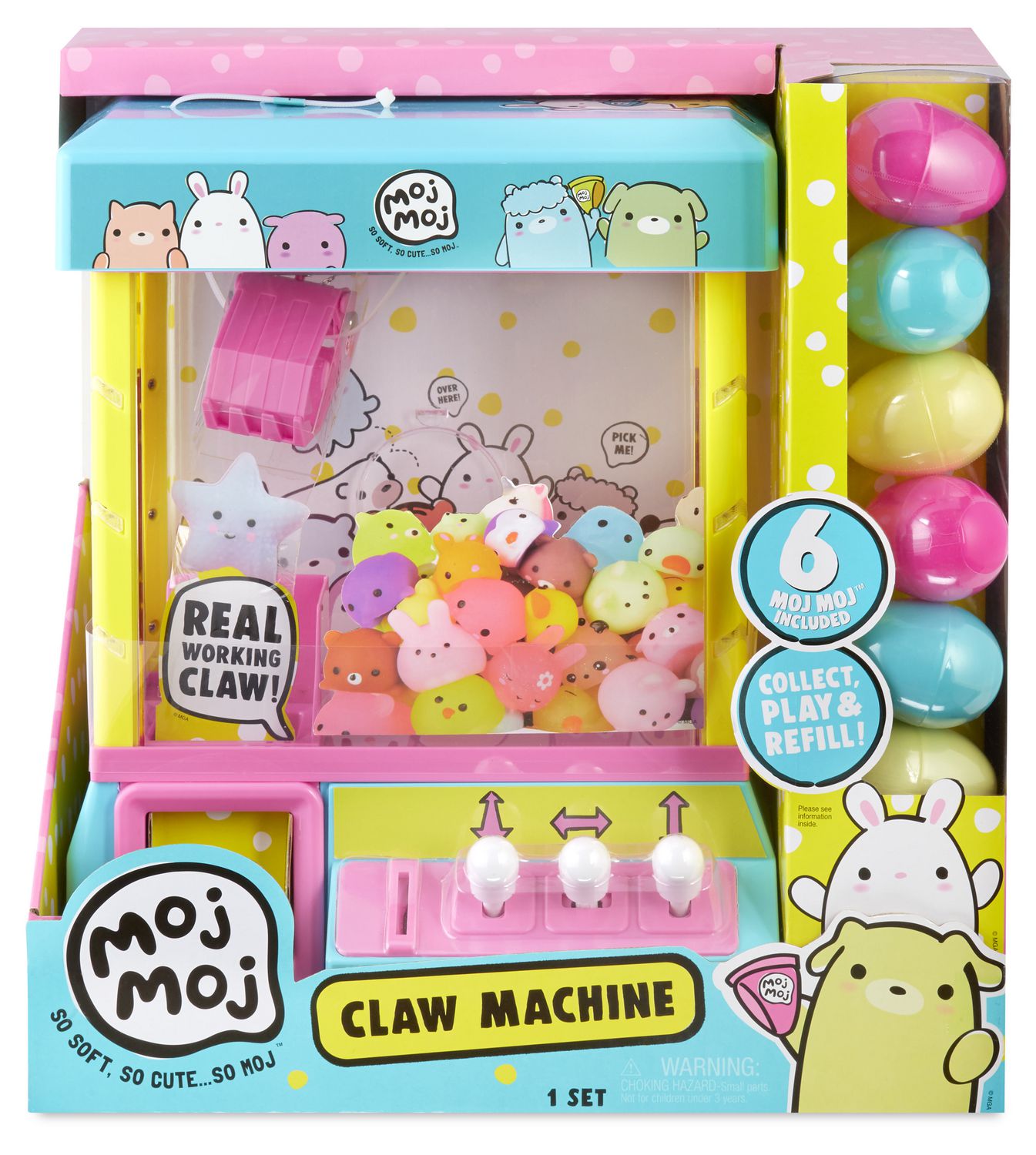 Moj moj store claw machine video